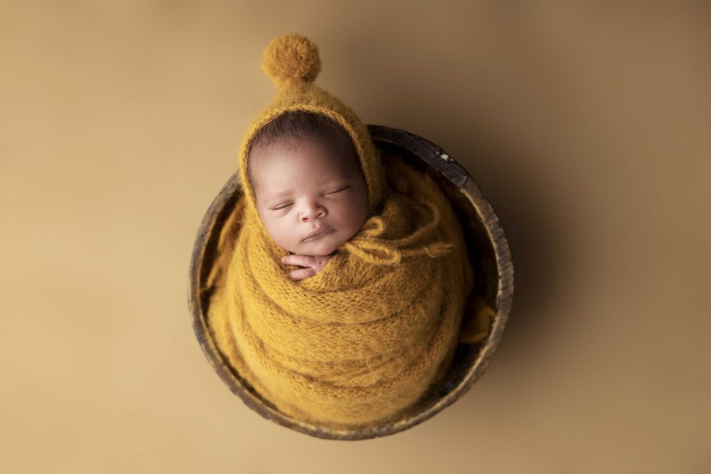 baby in a bowl